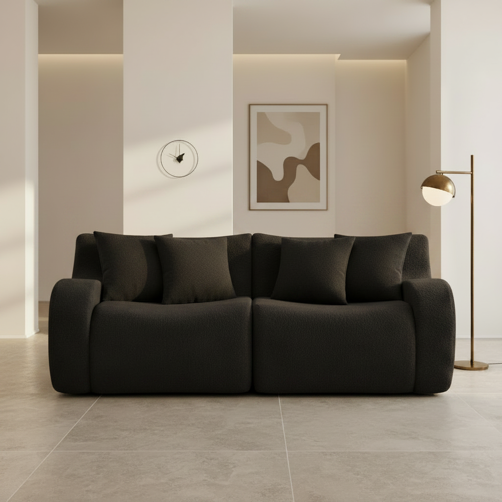 Black Sofa Front