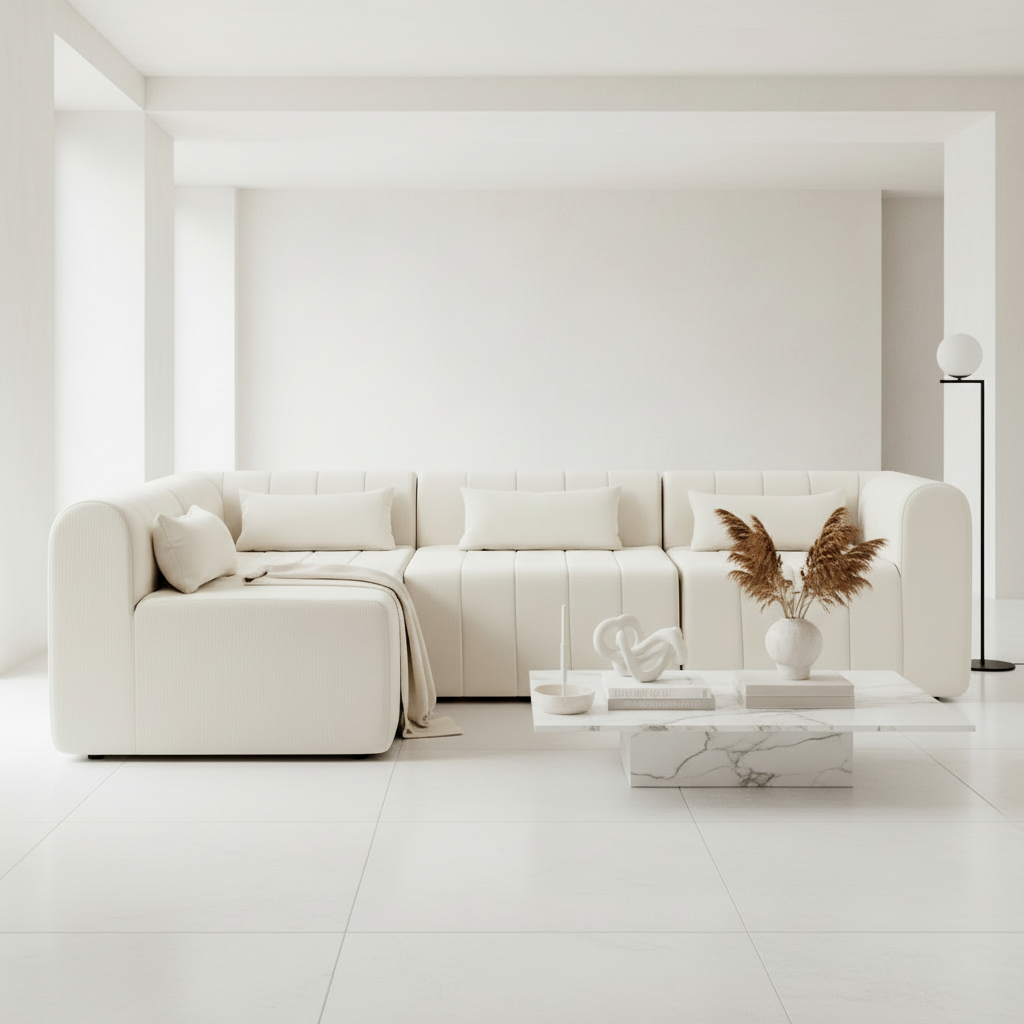 Cream Sofa Styled