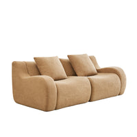 The BREAD — Modular Boucle Sofa in Camel