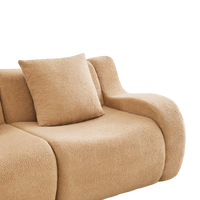 The BREAD — Modular Boucle Sofa in Camel